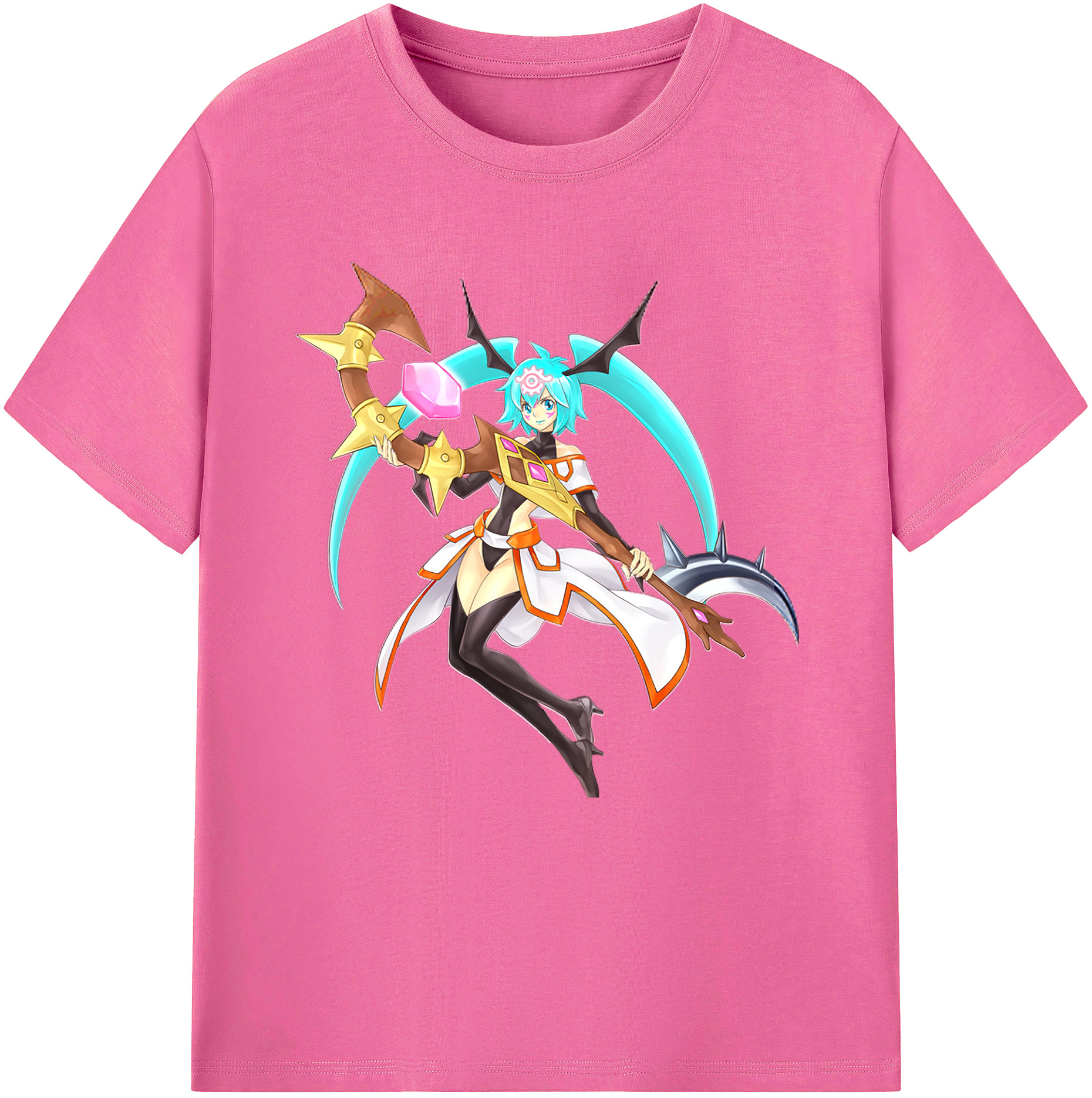 （画像用） 遊☆戯☆王 Yu-Gi-Oh! レディースカジュアルプリントTシャツ（綿100％）